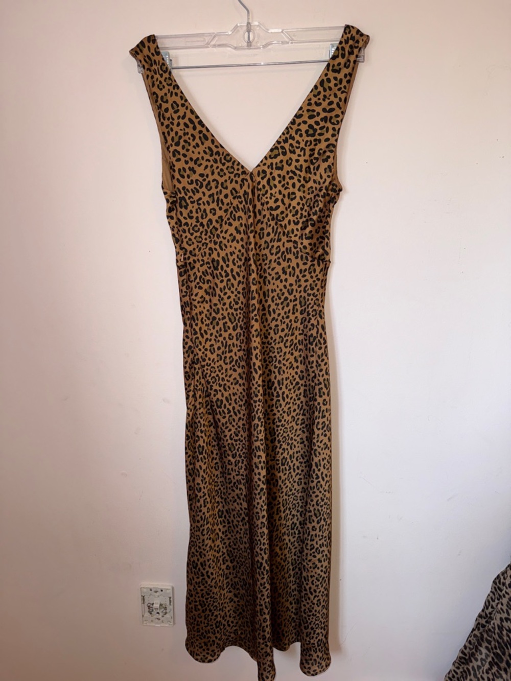 American Eagle Outfitters Leopard Print Maxi Dress in Tan and Black - Picture 5 of 6